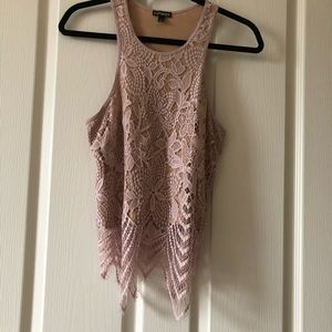 Express lace top